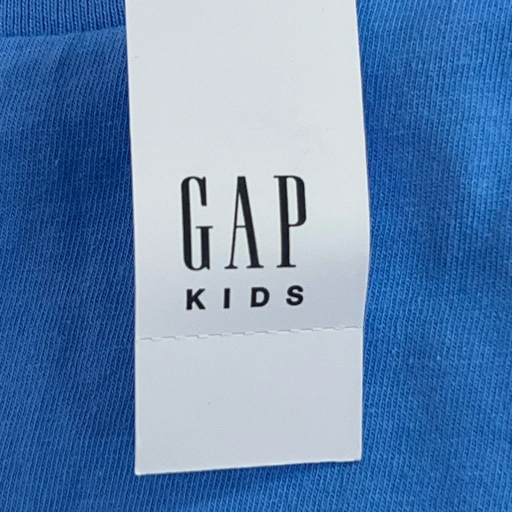 GAP Kids Large (10) Blue Everyday Soft Pocket Short Sleeve T-Shirt NWT